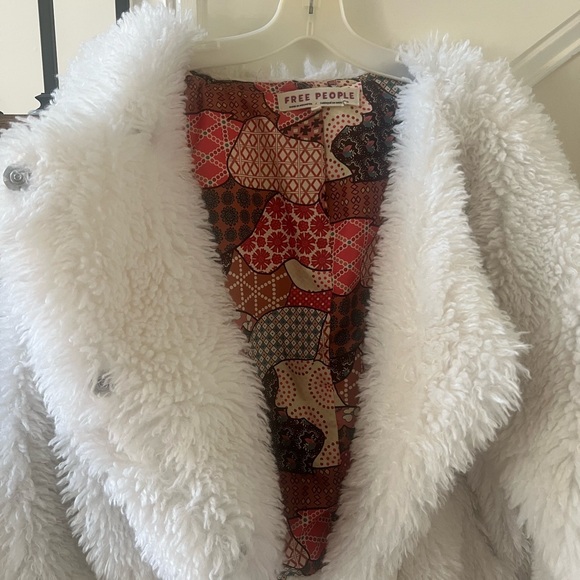 FREE PEOPLE LENA TEDDY JACKET - Picture 5 of 6